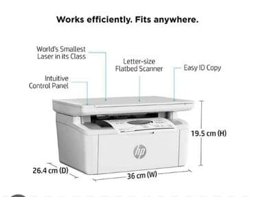 Мониторы: Лазерный принтер МФУ 3в1 HP M141a, полностью рабочий, печать чистая — 2
