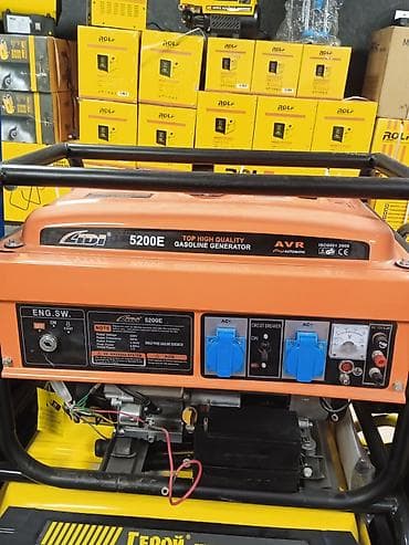 генератар: Генератор бензиновый 4'4 ква 3 ква чистый 220 ват доставка по — 1