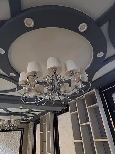 9 шт забирайте Люстра потолочная с абажурами - Классический