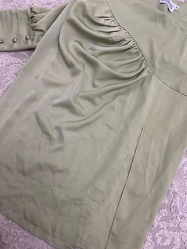 red centr: Вечернее платье, Короткая модель, С рукавами, L — 2