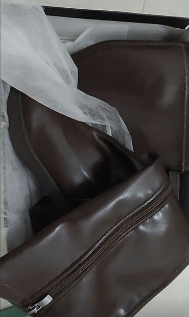 женские зимние сапоги из натуральной кожи и меха: Женские высокие сапоги,коричневые - Материал верха: гладкая кожа — 6