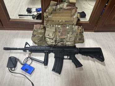 купить страйкбольный автомат калашникова бу: Страйкбольный привод King Arms Colt M4A1 Ultra Grade AEG Состояние — 1