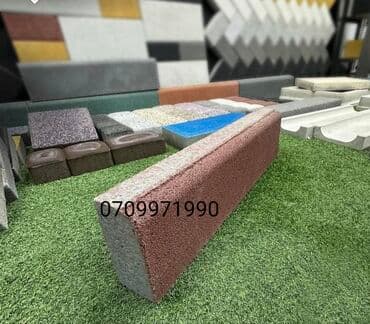 Тротуарный бордюр, Бетонный, Другие особенности, 1000