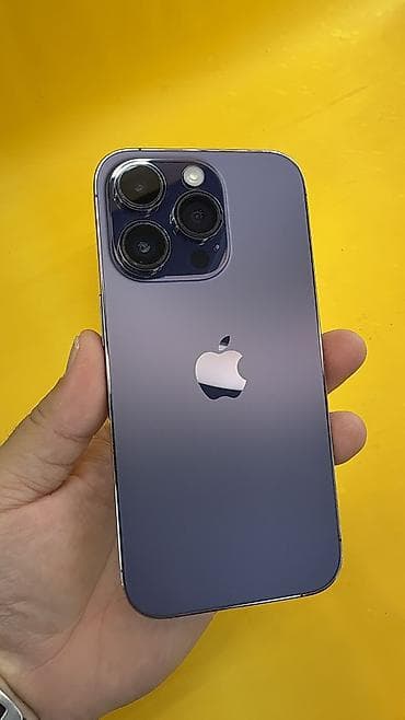 айфон по низкой цене: IPhone 14 Pro, Б/у, 128 ГБ, Коробка, 100 % — 1