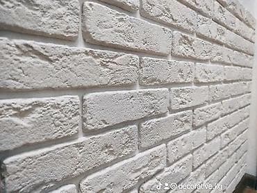 строительное мыло: Силиконовый форма для декоративных камней "Старый кирпич " Белый — 3