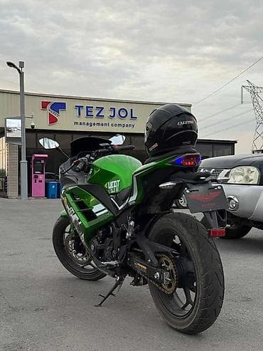 мотор морнинг: Спортбайк Kawasaki, 400 куб. см, Бензин, Взрослый, Б/у — 2