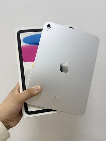 ipad mini 9: Планшет, Apple, память 256 ГБ, 10" - 11", Wi-Fi, Б/у, Детский цвет - Серебристый — 1