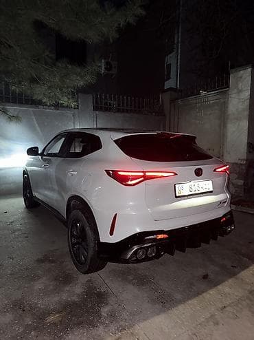 прямоток remus: Юбка заднего бампера Changan, цвет - Черный — 4