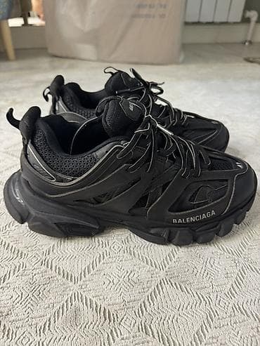 кортез обувь: Мужские кроссовки, 41, Balenciaga, Б/у, цвет - Черный, Платная доставка — 2