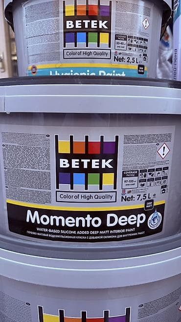 селиконовые: Краска BETEK Momento Deep — водно-дисперсионная интерьерная краска с — 1