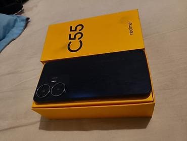 galaxy watch 7: Realme C55, Б/у, 256 ГБ, цвет - Черный, 2 SIM — 1