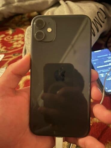 iphone11 телефон: IPhone 11, 64 ГБ, Черный, Кабель, 72 % — 1