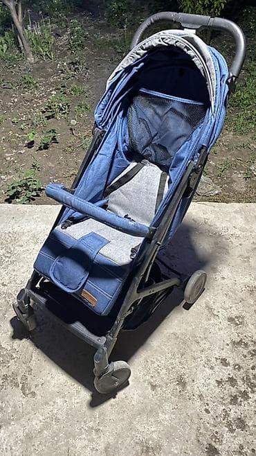 Коляскалар: Прогулочная коляска-трость, компактная и легкая. Почти не — 1