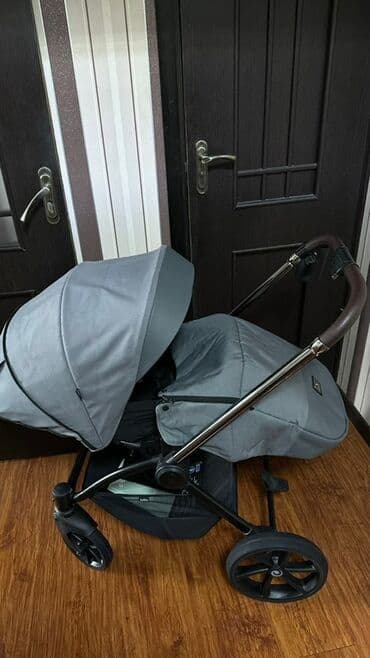 коляска viki vigorkids: Коляска, цвет - Серебристый, Б/у — 3