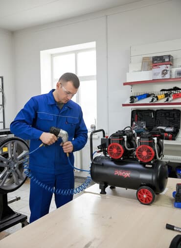 Компрессор воздушные Компрессоры без звучный и масленые Масляный