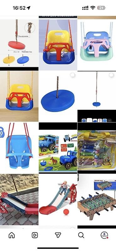 Игрушки Новая все Качеля Качели Горка Синий трактор Стол и стул