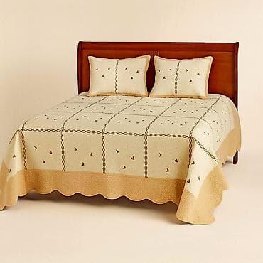 time try: Стеганое покрывало с наволочками “Elegant Beige” Создайте атмосферу — 1