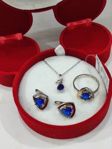 украшение шампанского для свадьбы: Набор украшений, Проба 925, Женские, Новый — 4