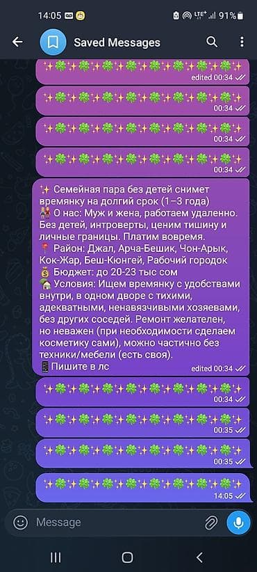 ✨ Семейная пара без детей снимет времянку на долгий срок (1–3 года) 👫