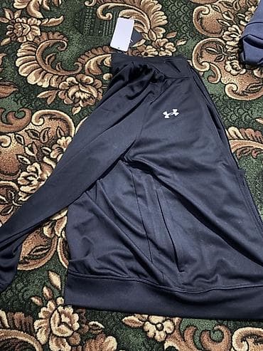 интернет магазин одежды: Спортивная толстовка Under Armour (мужская) - Цвет: черный - — 1