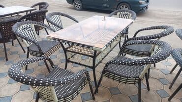 садовый стол и стулья: Садовый стул Металл — 5