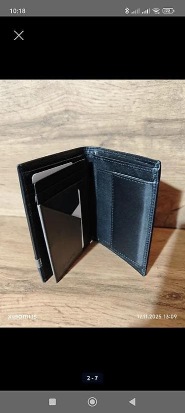 партмоне: Портмоне, Натуральная кожа, Новый — 2