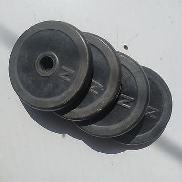 диски cd: Разборные гантели с набором блинов Комплект: - 2 гантельных грифа с — 4