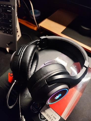 razer hammerhead: Проводные полноразмерные наушники, Bloody, Б/у, цвет - Черный — 2