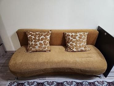 офисный диван: Прямой диван, Б/у — 4