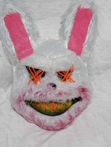 жугору урук пиянер: 🐰🔥 Страшная светящаяся маска «Кровавый заяц» / Horror Bunny 🔥🐰 — 2