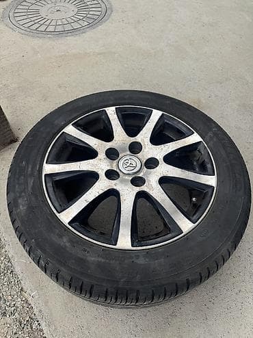 Колеса в сборе 205 / 55 / R 16, Лето, Б/у, Комплект, Легковые, Литые, отверстий - 5