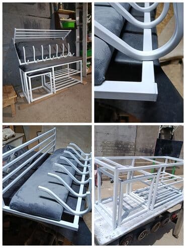 мебель в прихожую: Гарнитур для прихожей, Новый, Металл, Самовывоз, цвет - Черный — 7