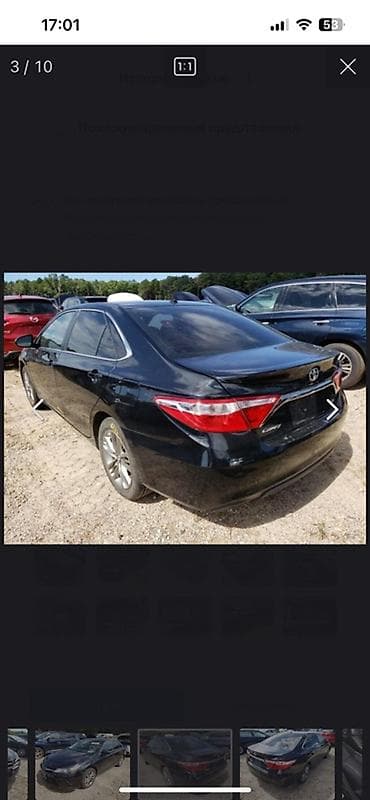 тесла модел с: Toyota Camry: 2017 г., Автомат, Бензин, Седан — 6