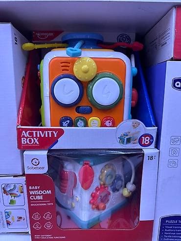 Многофункциональный развивающий куб Activity Box, разработанный для at lalafo.kg Многофункциональный развивающий куб Activity Box, разработанный для