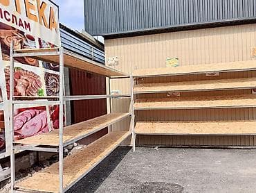 Металлические стеллажи с полками из OSB Описание: - Прочные
