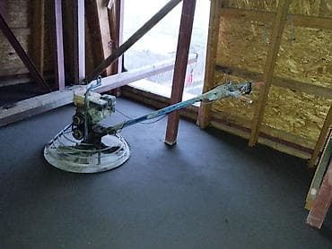 Стяжка пола под ключ. Полусухая механизированная стяжка с затиркой -