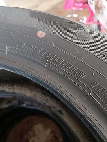 Шины: Шины 225 / 60 / R 18, Лето, Б/у, Комплект, Легковые, Япония, DUNLOP — 1