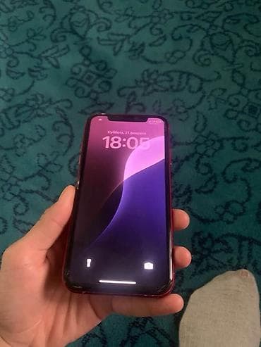 Apple iPhone: IPhone Xr, Б/у, 64 ГБ, Красный, Чехол, 75 % — 3