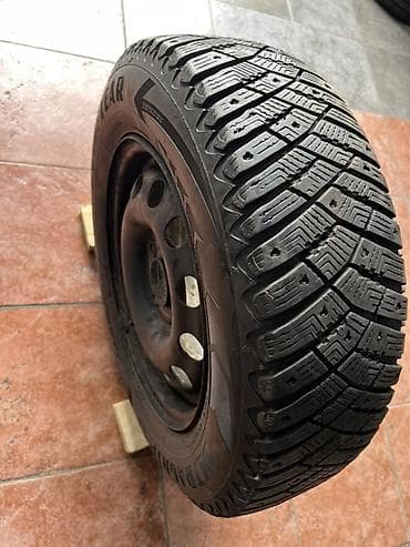 diska 14: Зимнее колесо в сборе на штампованном диске. - Шина: Goodyear — 3