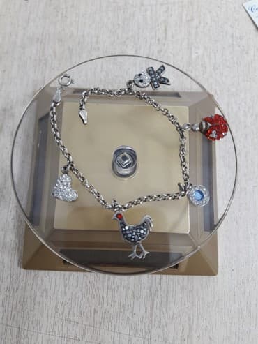 украшение шампанского для свадьбы: Браслет, Проба 925, Женские, Б/у — 1