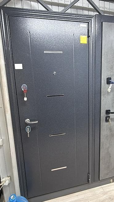 third edition solutions: Двери для домов и квартир, Металлическая, Одностворчатая, цвет - Серый — 1