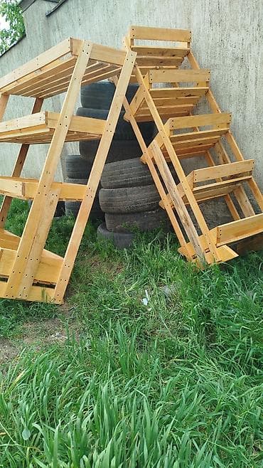 деревянный ящик: Деревянные стеллажи для овощей и фруктов - Профессиональные торговые — 10