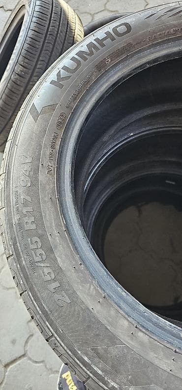 55: Шины 215 / 55 / R 17, Лето, Б/у, Комплект, Легковые, Корея, Kumho — 2