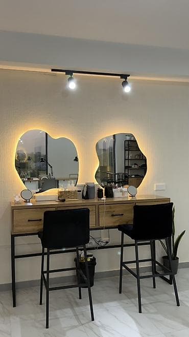 Туалетные столики: Туалетный столик, С зеркалом, Дерево — 1