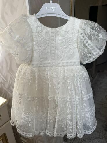 платье дордой: Детское платье, цвет - Белый — 1