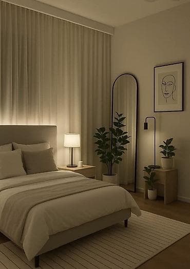 Батирлер: 1 бөлмө, Душ кабинасы, Жаздык, жууркан-төшөк каптары, Кондиционер — 4