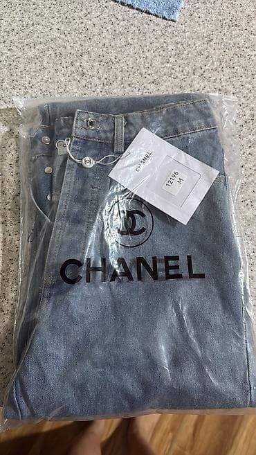 китон джинсы: Джинсы, Прямые, Chanel, Средняя талия, M — 2