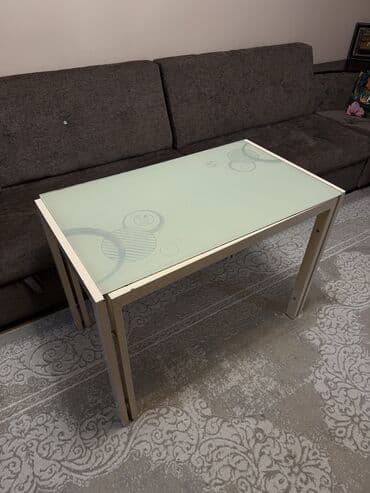 угловой кухонный стол: Кухонный стол, Прямоугольный, Нераскладной — 1