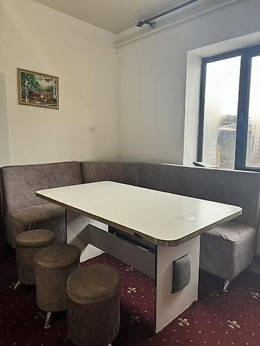 Ширмы, перегородки: Кухонный мягкий уголок, Другой материал, цвет - Серый — 3