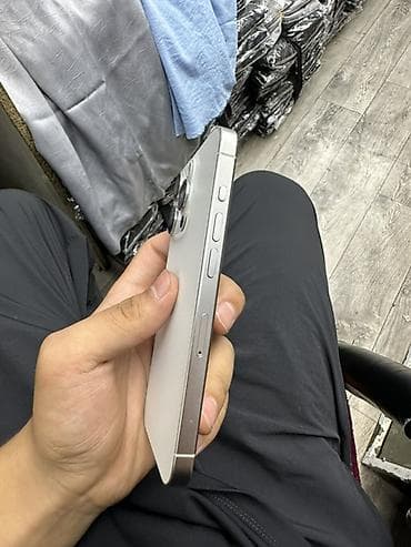 mini 5: IPhone 15 Pro, Б/у, 256 ГБ, White Titanium, Защитное стекло, Чехол, Коробка, 83 % — 8